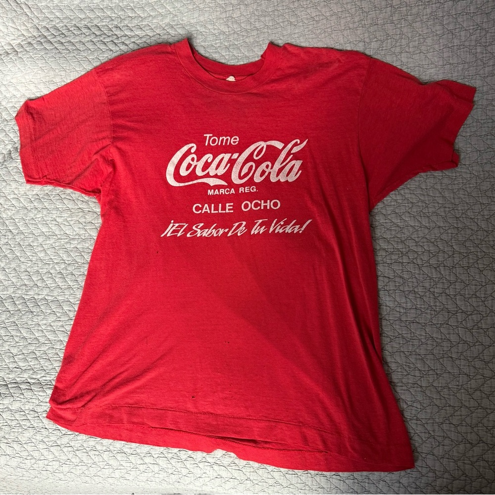 80s Calle Ocho Miami Coca Cola Single Stitch Shirt